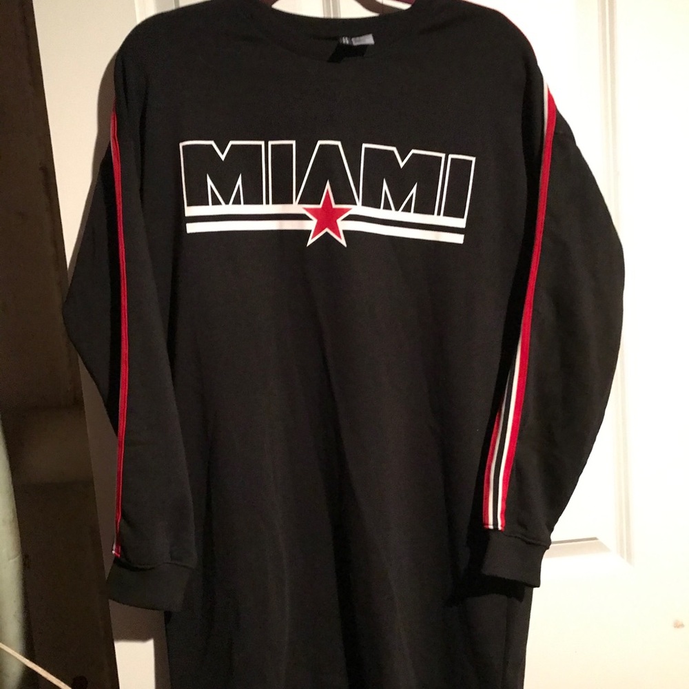 Miami sweatshirt dress